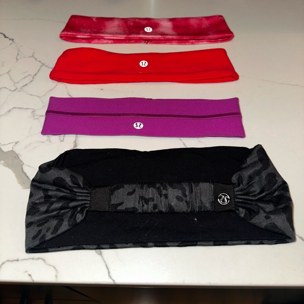 Lululemon headbands - 4 included